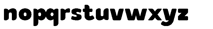 Fadone Regular Font LOWERCASE