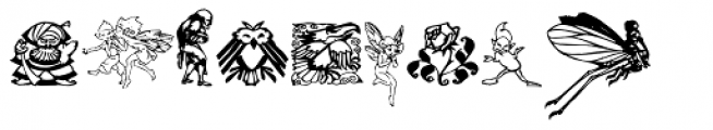 Faerie Font LOWERCASE