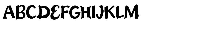 Fafu Mame Font UPPERCASE