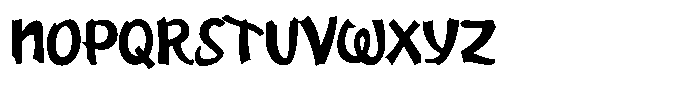 Fafu Mame Font UPPERCASE