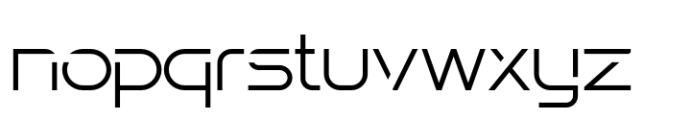 Fagot Op Thin Font LOWERCASE