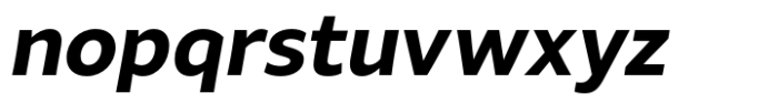 Fagun Bold Italic Font LOWERCASE