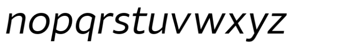 Fagun Book Italic Font LOWERCASE