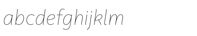 Faible Thin Italic FONT