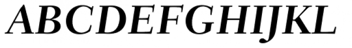 Fairfield LH 76 Bold Italic Font UPPERCASE