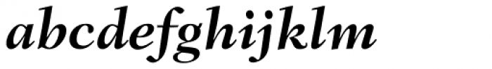 Fairfield LH 76 Bold Italic Font LOWERCASE