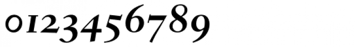 Fairfield LH 76 Swash Bold Italic Old Style Figures Font OTHER CHARS