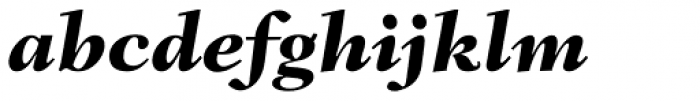 Fairfield LH 86 Swash Heavy Italic Old Style Figures Font LOWERCASE