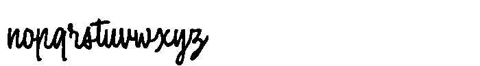 Fairforest Script Font LOWERCASE