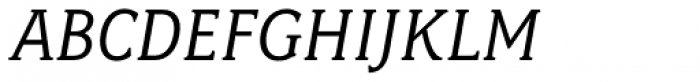 Fairplex Narrow Book Italic Font UPPERCASE