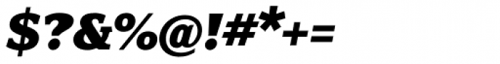 Fairplex Wide Black Italic Font OTHER CHARS