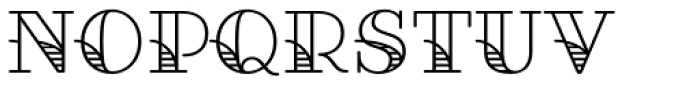 Fairwater Deco Serif Font UPPERCASE
