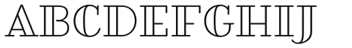Fairwater Open Serif Font UPPERCASE