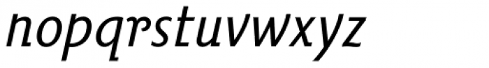 Fairway Light Italic Font LOWERCASE