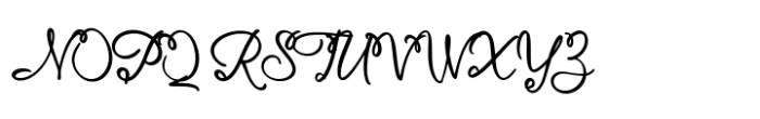 Fairy Bloom Stright Regular Font UPPERCASE