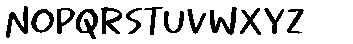 Fairy Letters Font LOWERCASE