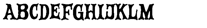Fairy Spell Regular Metrics Font UPPERCASE