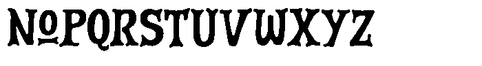 Fairy Spell Regular Metrics Font LOWERCASE