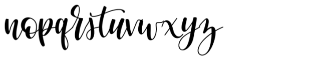Fairy wing Regular Font LOWERCASE