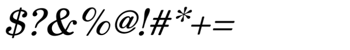 Fairytale Serif Italic Font OTHER CHARS