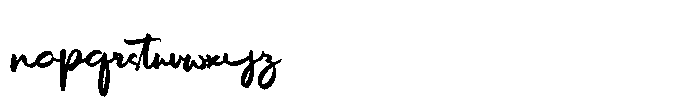 Faith Raither Font LOWERCASE