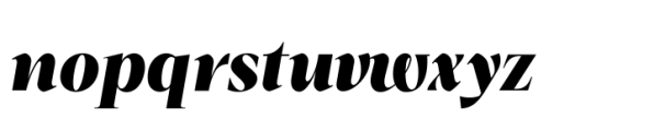 Faithful Colony Extra Bold Italic Font LOWERCASE