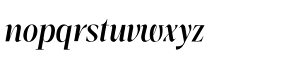 Faithful Colony Medium Italic Font LOWERCASE