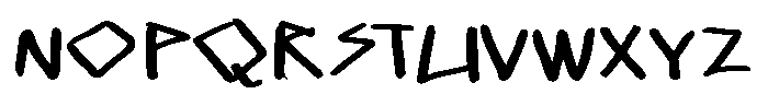 Fake Greek Bold Font UPPERCASE