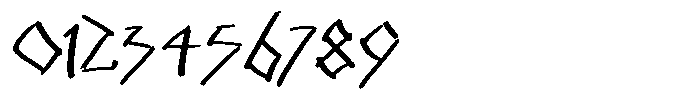 Fake Greek Medium Font OTHER CHARS