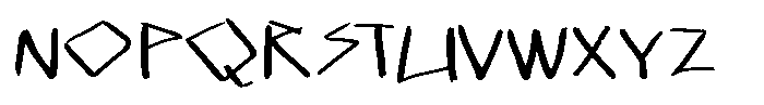 Fake Greek Medium Font UPPERCASE