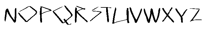 Fake Greek Roman Font UPPERCASE