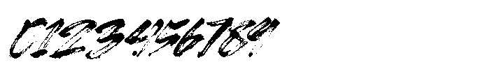 Fake Plastic Brush Font OTHER CHARS