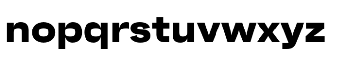 Faktum Wide Extra Bold Font LOWERCASE