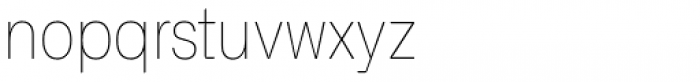 Faktum XCond Thin Font LOWERCASE