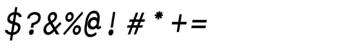 Falcon Nuvo Bold Italic Font OTHER CHARS