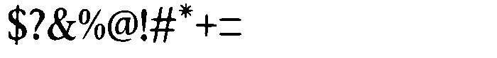 Falkies  Display Regular Font OTHER CHARS