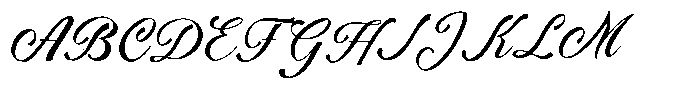 Falkies  Script Regular Font UPPERCASE