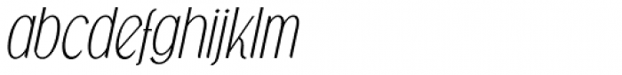 Falkin Sans Italic Font LOWERCASE
