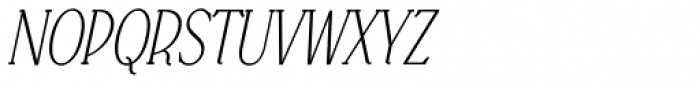 Falkin Serif Italic Font UPPERCASE