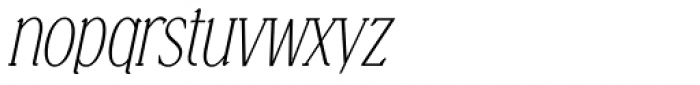 Falkin Serif Italic Font LOWERCASE