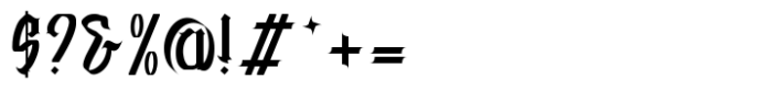 Fallen Shinye Font OTHER CHARS