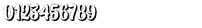 Fallentia Extruded Font OTHER CHARS