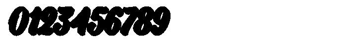 Fallentia Oblique Shadow Font OTHER CHARS