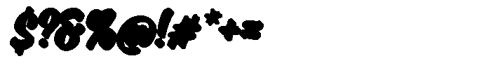 Fallentia Oblique Shadow Font OTHER CHARS
