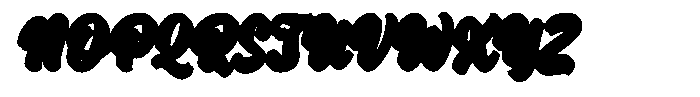 Fallentia Oblique Shadow Font UPPERCASE