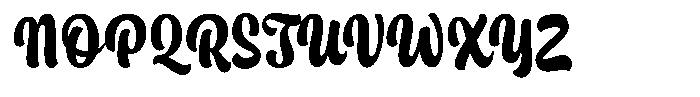 Fallentia Regular Font UPPERCASE