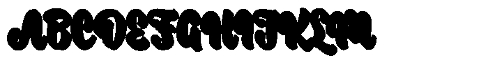 Fallentia Shadow Font UPPERCASE