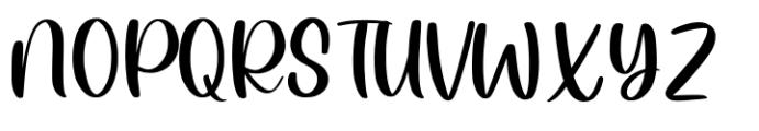 Falling Inlove Script Regular Font UPPERCASE