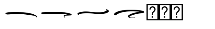 Falling Inlove Script Underline Font UPPERCASE