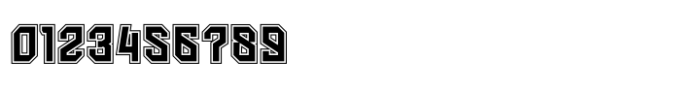 False Nine In Line Font OTHER CHARS